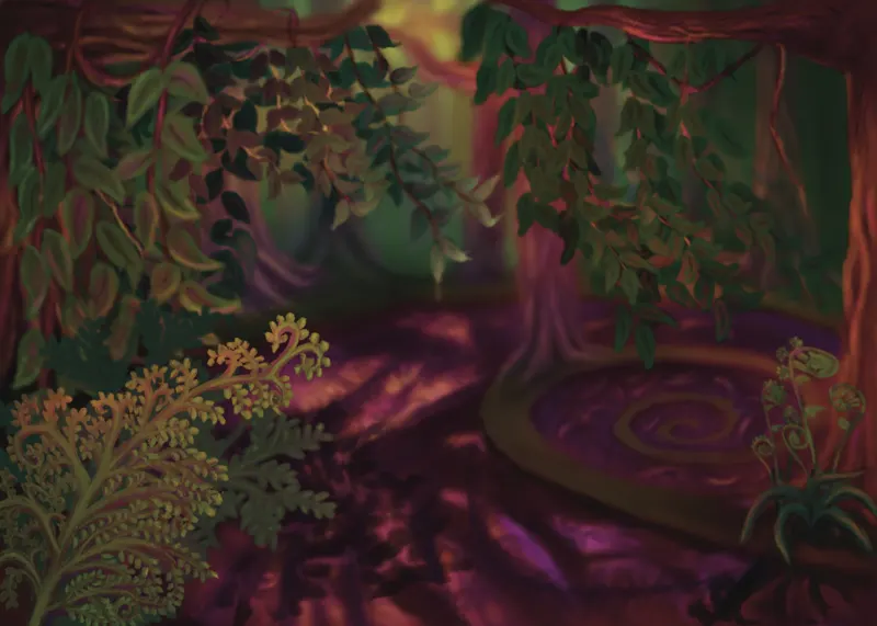 Evolution — ancient rainforest