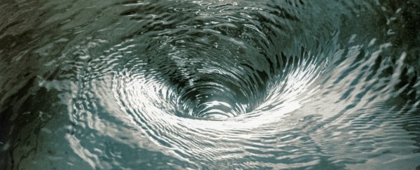 Water drain spiral